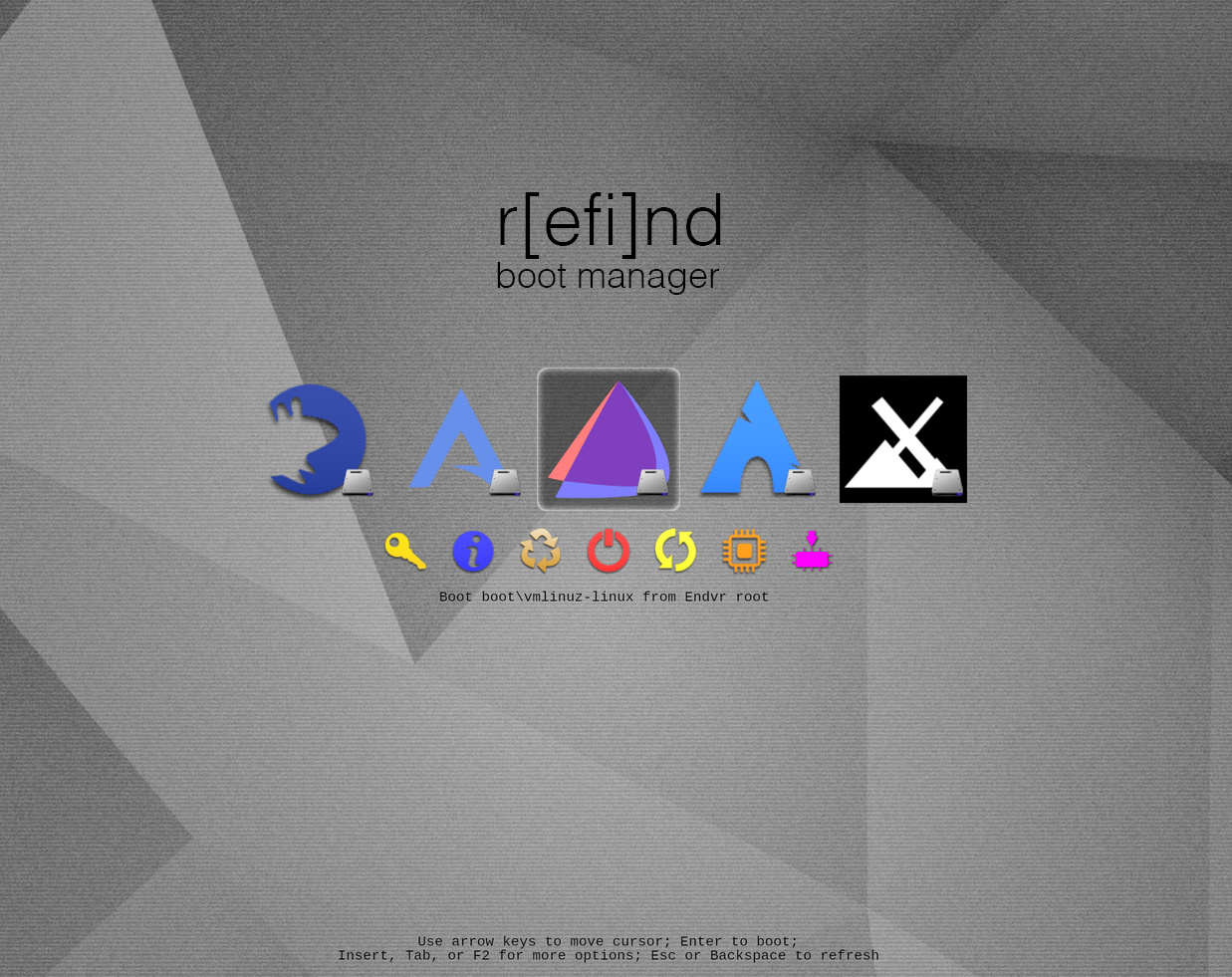 refind boot manager unable to find refind in recovery mode