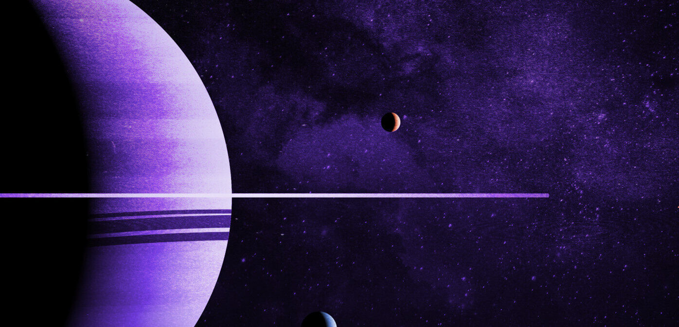 Aforementioned ''Neptune'', note the color of the two moons.